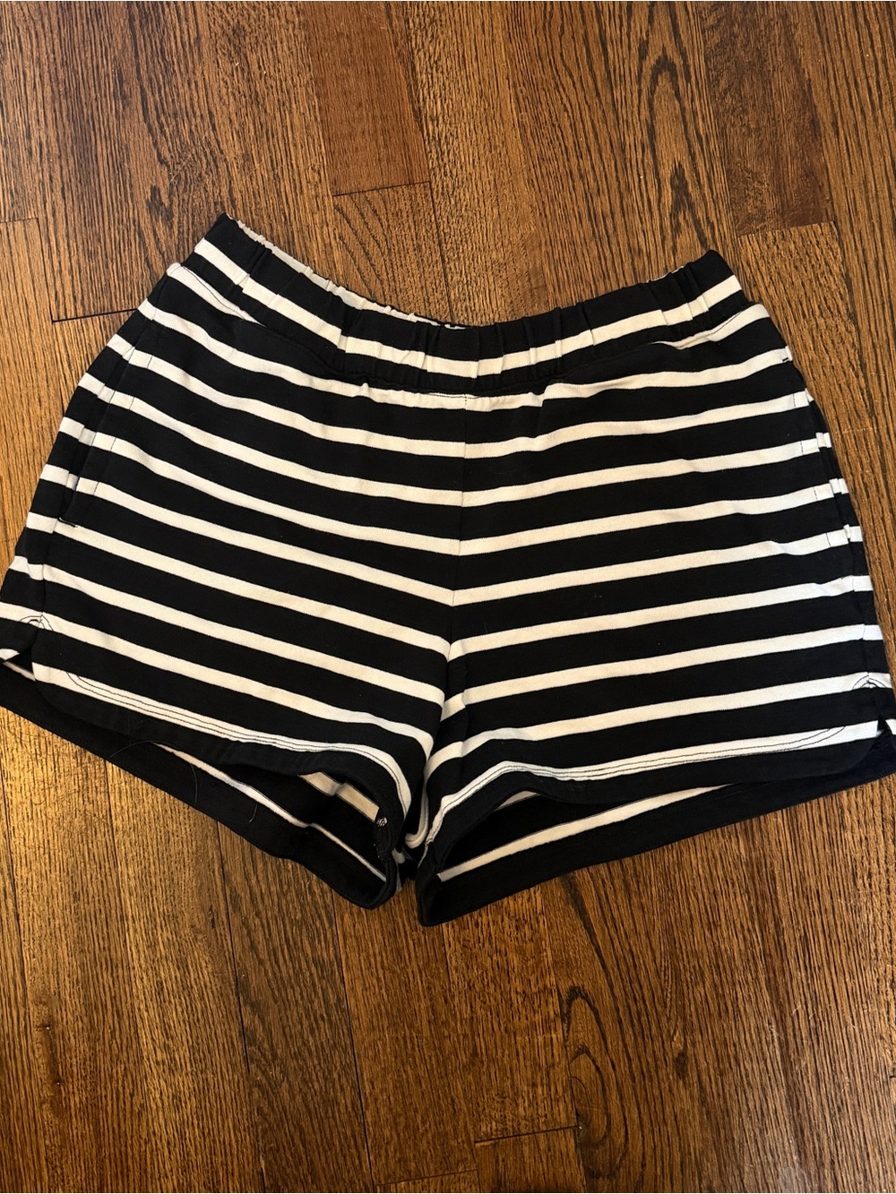 J. Crew Black & White Mariner Shorts